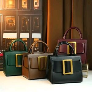 Elegant Women's Handbag Collection - Black, Brown, Green, Burgundy